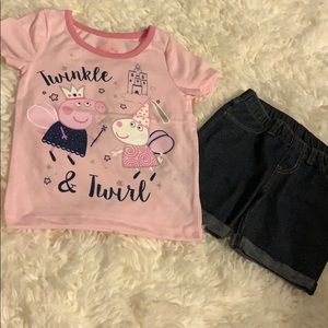 Pepa pig matching set